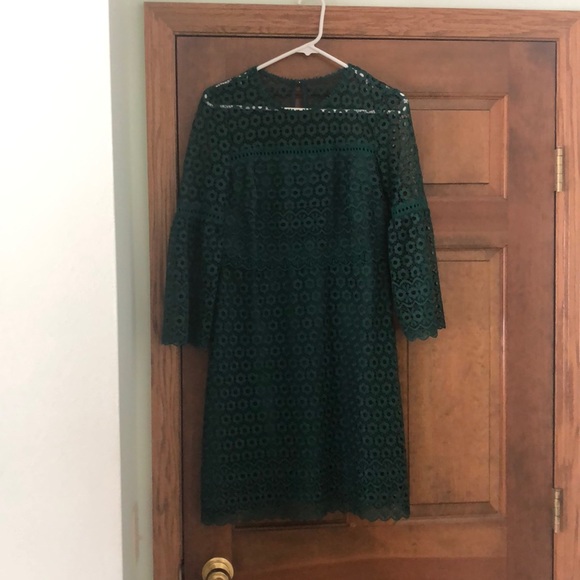 Jcrew NWT!! *RARE*. “Spicy Jade” 🌶 lace dress - Picture 3 of 5